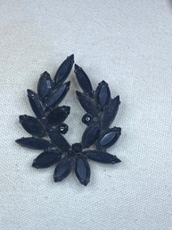 1950s Black Stone Pin!  Gorgeous