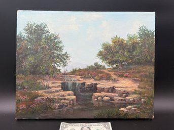 14' X 18' Original Acrylic Painting On Canvas