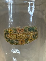 Adorable Vintage Salt Storage Jar 4.75' Across The Top
