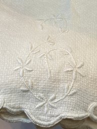 Vintage Hand Embroidered Hand Towel (but The Size Of A Dishtowel)