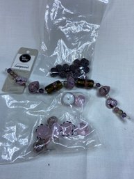Bead Lot: Pinks Lilac Browns