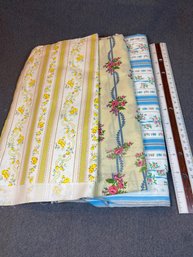Three Pieces Of Vintage Fabric