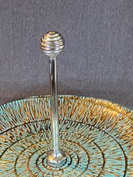 Super Groovy MCM Two Tiered Tray!  See Desc