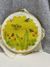 Cute Design 6.5' Embroidery Pattern Started But Not Finished