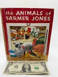 1979 Little Golden Book The Animals Of Farmer Jones