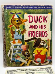 1949 Little Golden Book - Duck And His Friends