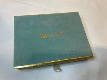 Tiffany & Co Set Of Playing Cards In Original Blue Velvet Box