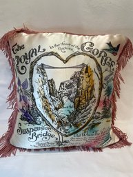 16' X 16' Vintage Royal Gorge Souvenir Pillow