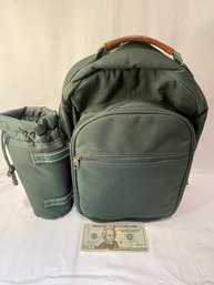 Wine Picnic Back Pack With Insulated Inside