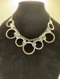 Silver Circle Necklace