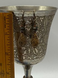 Beaded Earrings With Stone