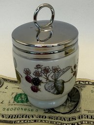 Royal Worcester Standard Egg Coddler - Tiny Blackberry