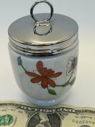 Royal Worcester King Egg Coddler - Multi Colored Floral