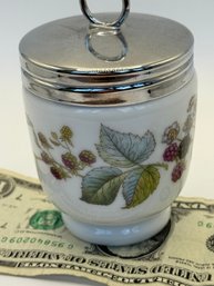 Royal Worcester King Egg Coddler - Tiny Blackberry