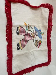 18' X 12' Hand Embroidered Pillow Cover