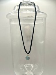 16in Wire Wrapped Aquamarine Necklace