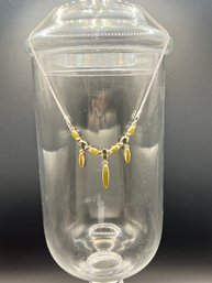 16' Green Drops Necklace