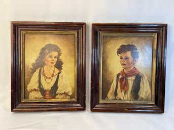 2 Vintage Art Prints