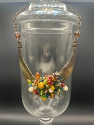 20' Unique, Chunky, Beaded Necklace