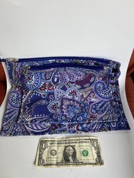 Set Of 2 Lined Cosmetic/Travel Bags