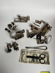 Lot Of Vintage Sewing Machine Attachments