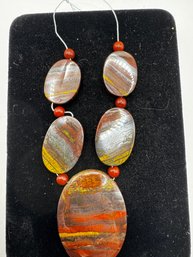 'bloodstone' Stone Beads X5