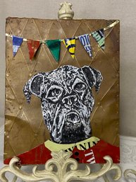 Original Bulldog Metal Art