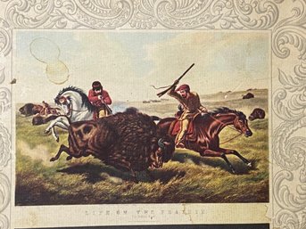 9'x12' Art From Inside An Old Book.