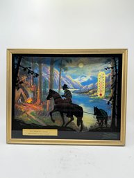 Vintage Reverse Painting Advertising Thermometer - Al's Sporting Goods