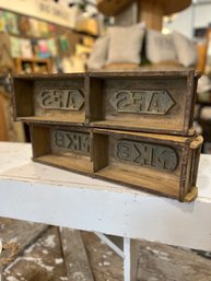 2 Vintage Double Brick Molds
