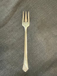 Oneida Heirloom Sterling Damask Rose Cocktail Forks  0.647 Oz.