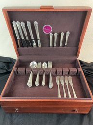 Sterling Silver - Onieda Damask Rose Silverware Set
