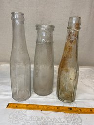 3 Heinz Vintage Bottles