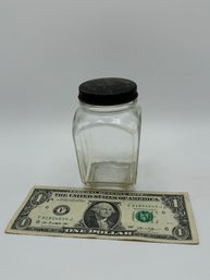 Vintage Petroleum Jelly Glass Container