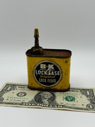 Vintage LOCK EASE Graphited Lock Fluid Can
