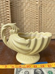 Vintage McCoy Yellow Pottery Planter