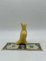 Vintage Yellow Pie Bird Ceramic