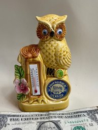 Vintage Owl Thermometer From Elitch's
