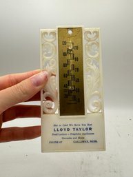 Vintage Advertising Thermometer - Lloyd Taylor Food Lockers, Frigidaire Appliances