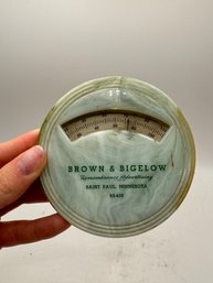 Vintage Advertising Thermometer - Brown & Bigelow