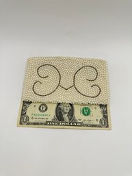 Vintage Bags By Susan Beaded Pearl Coin Purse - Made In Japan