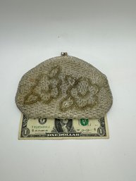 Vintage Beaded Clutch Purse - Handmade In Hong Kong