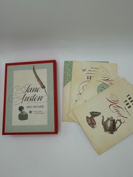Jane Austen Novel Notecards And Envelopes