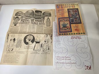 Vintage Sewing Advertisement  2 Patterns