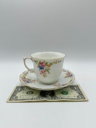 Vintage Foley Bone China Teacup And Saucer Set - Made In England