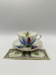 Hammersley & Co Bone China Teacup And Saucer Set - Made In England