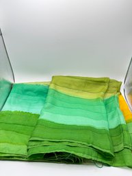 2pc 100% Silk Scarves With Loops For Hanging - Made In India