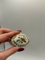 Empress Josephine's Rose Garden Fine Porcelain Trinket Box - 1