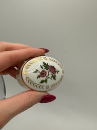 Empress Josephine's Rose Garden Fine Porcelain Trinket Box - 5