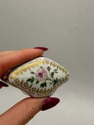 Empress Josephine's Rose Garden Fine Porcelain Trinket Box - 8